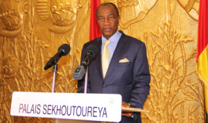 Alpha Condé Président de la Guinée